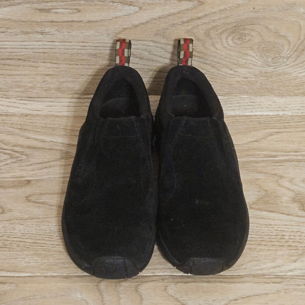 Merrell Women’s Black Suede Winter Moc Slip On Comfort Walking Shoes Size 7 - Picture 3 of 8